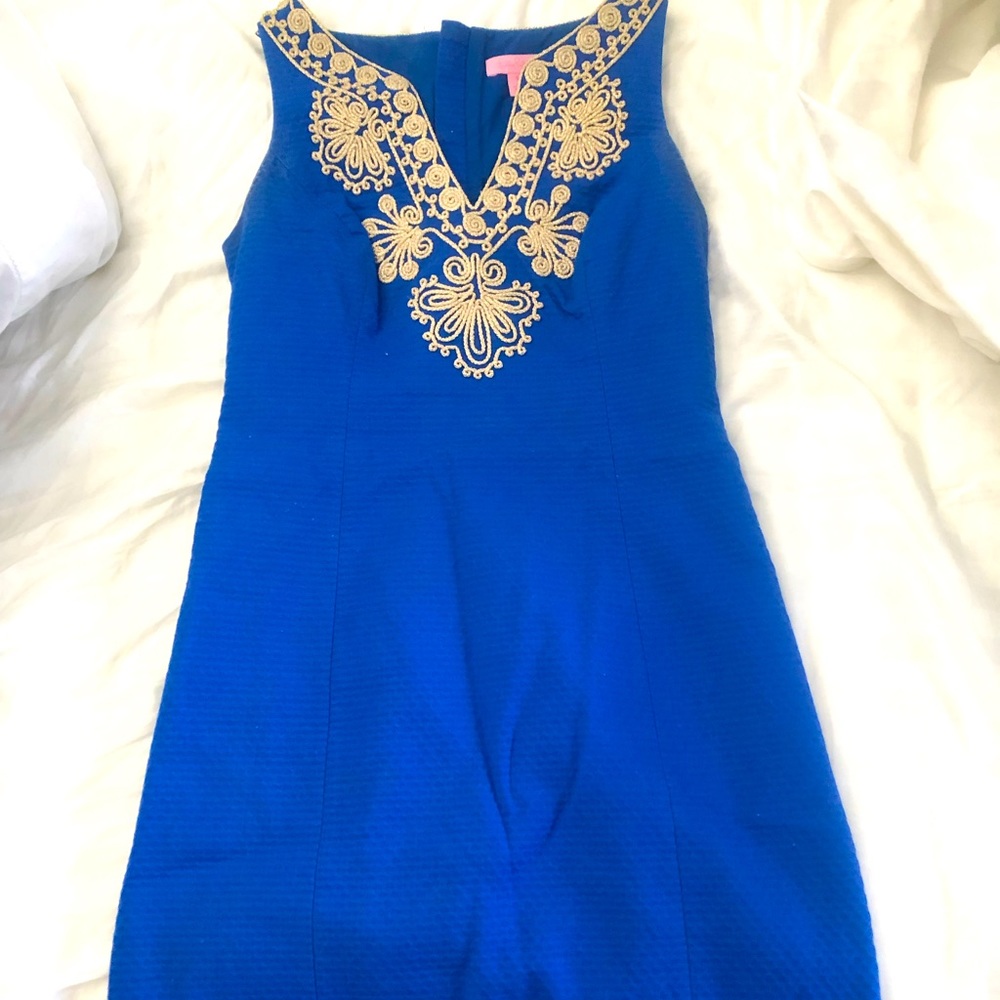Lilly Pulitzer royal blue dress